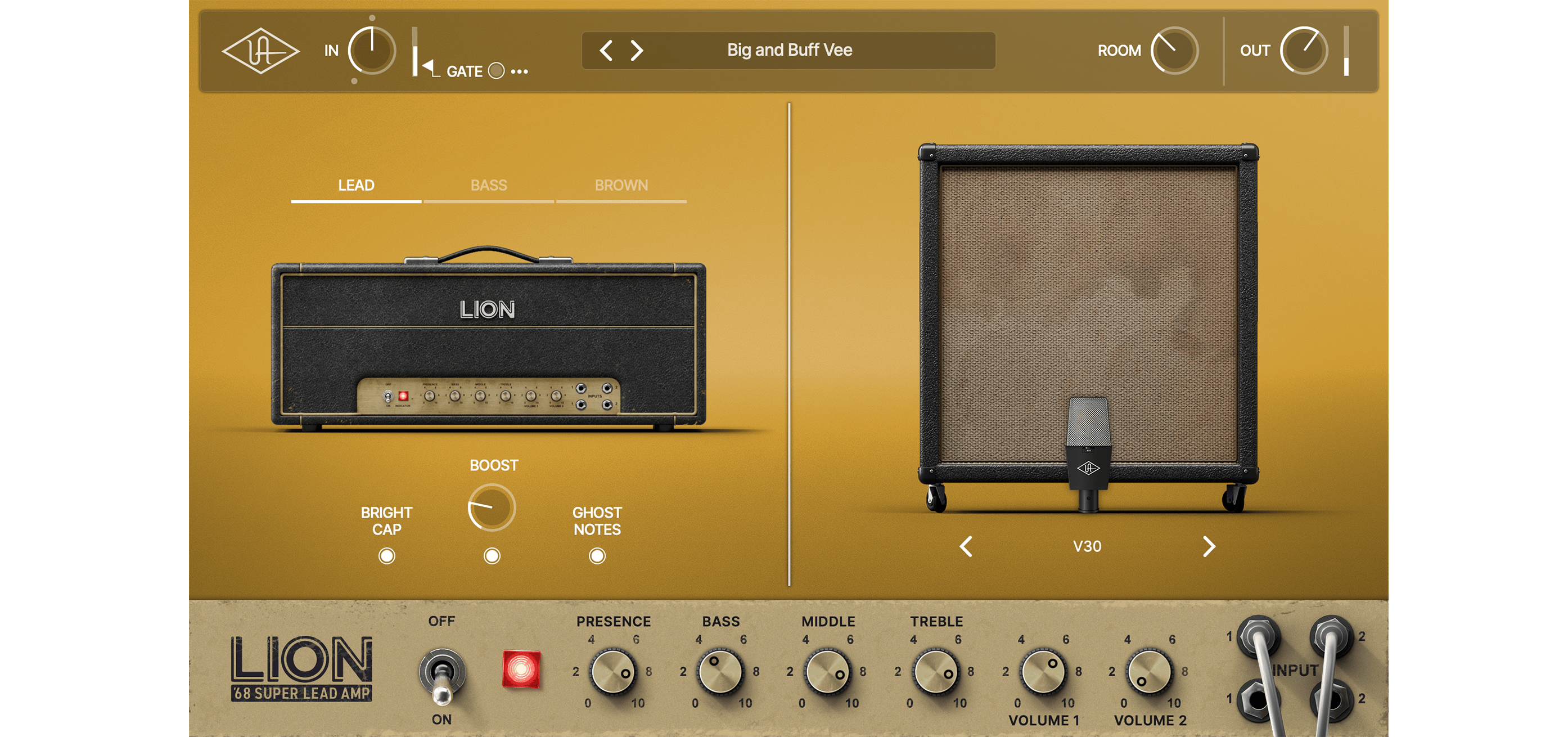 Universal Audio UAD Lion '68 Super Lead Amp