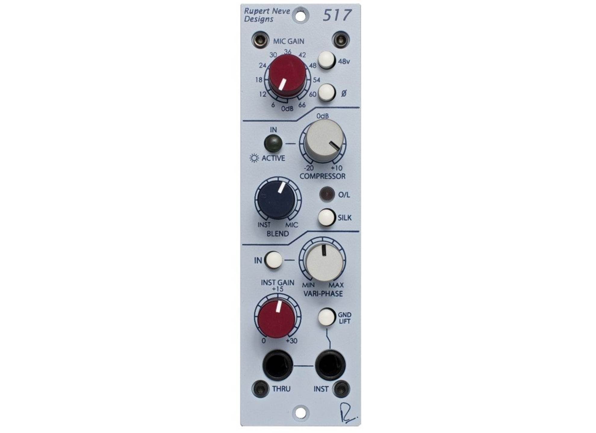 Rupert Neve Designs 517 Mic Pre / DI / Compressor with Vari-phase