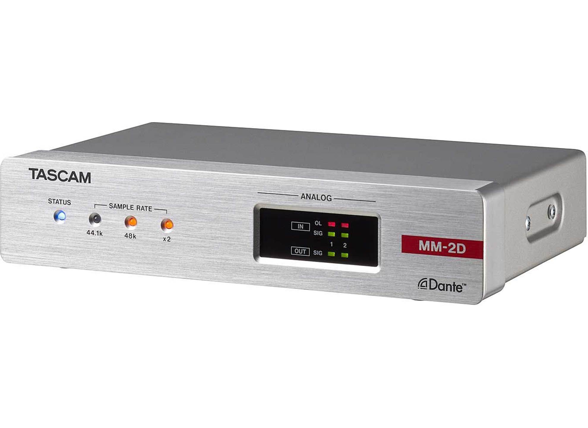 Tascam 2-Ch Analogue-Dante-Analogue Conv. W. DSP Mixer XLR