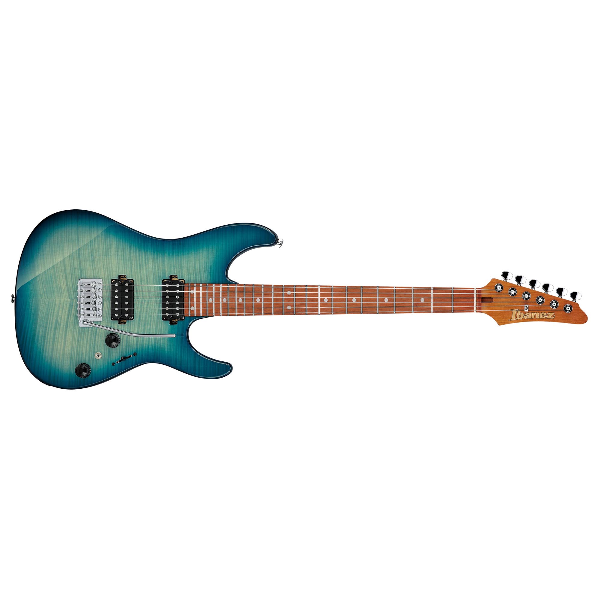 Ibanez AZ24S1F-TXB AZ Standard, Transparent Turquoise Burst