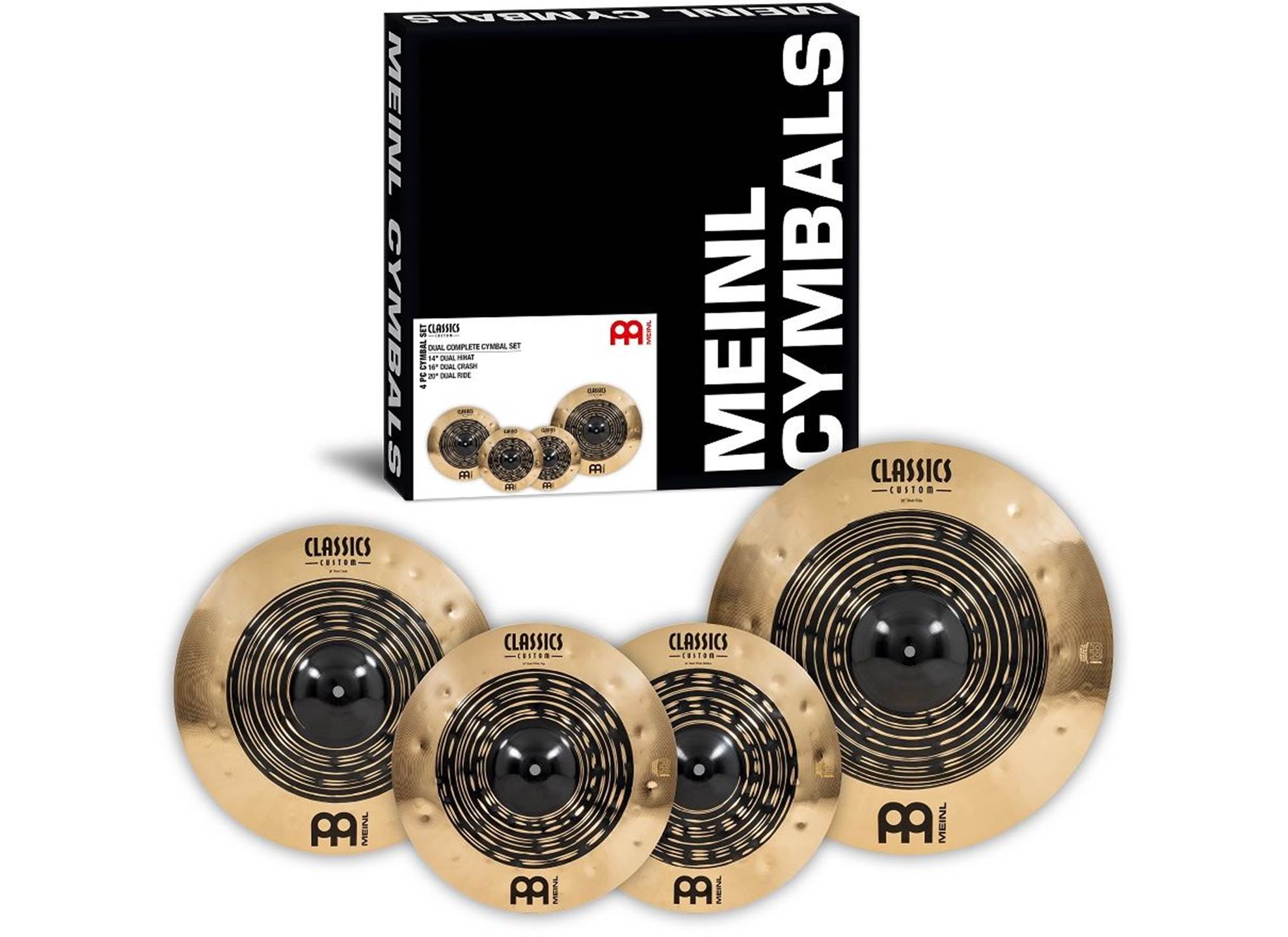 Meinl CCDU141620 Meinl Classics Custom Dual Set, 14,16,20