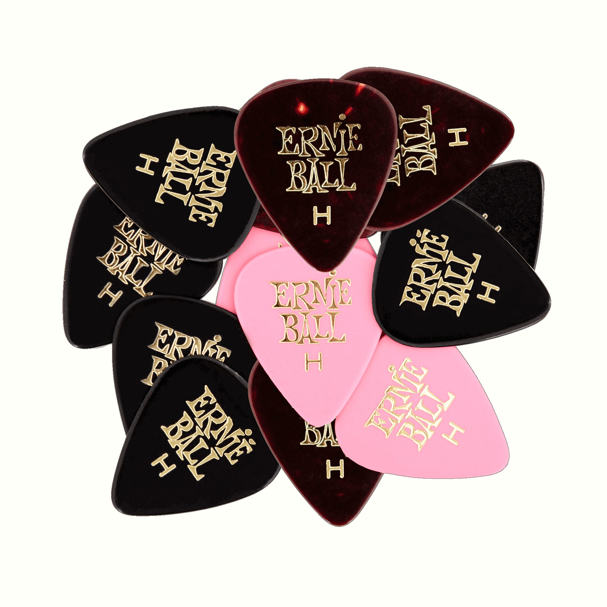 Ernie-Ball EB-9180 MIX COLOR PICK H, 12PK