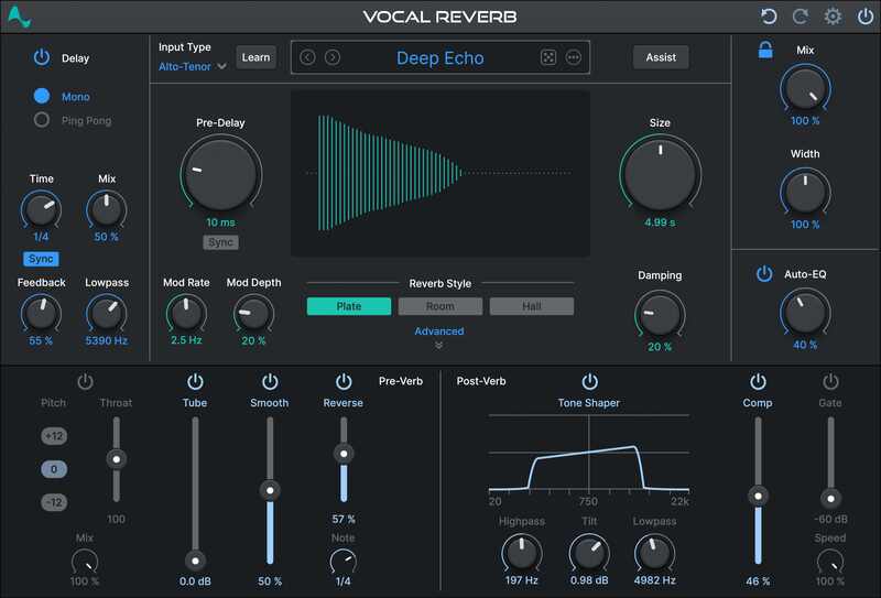 Antares Vocal Reverb by Auto-Tune