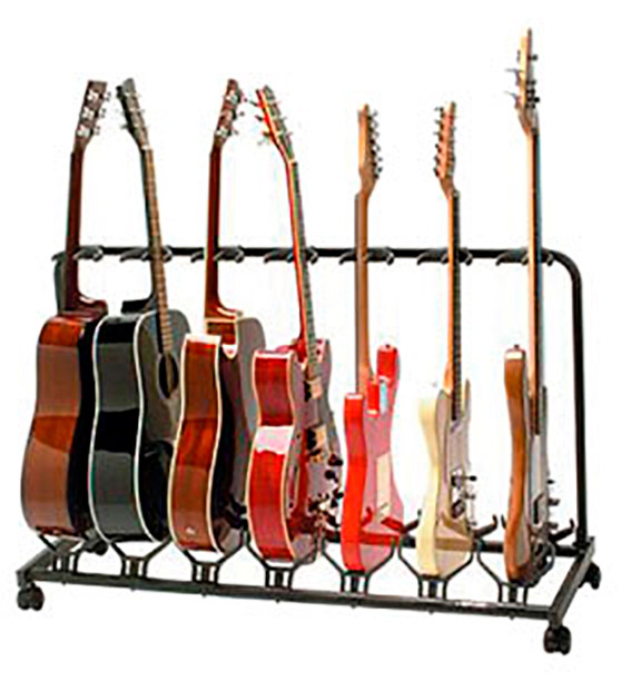 Quik Lok Gs 471  7-Guitar Stand/Display Bk
