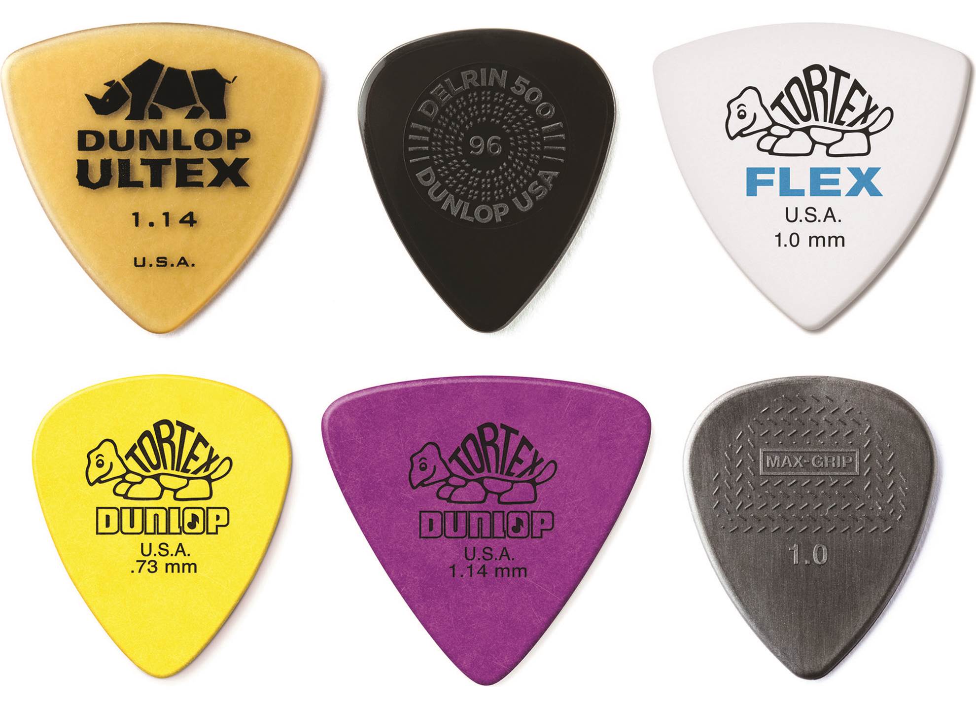 Dunlop Plekt. PVP117 Bass Variety pack 6