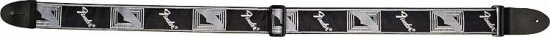 Fender 2" monogrammed strap Black/grey