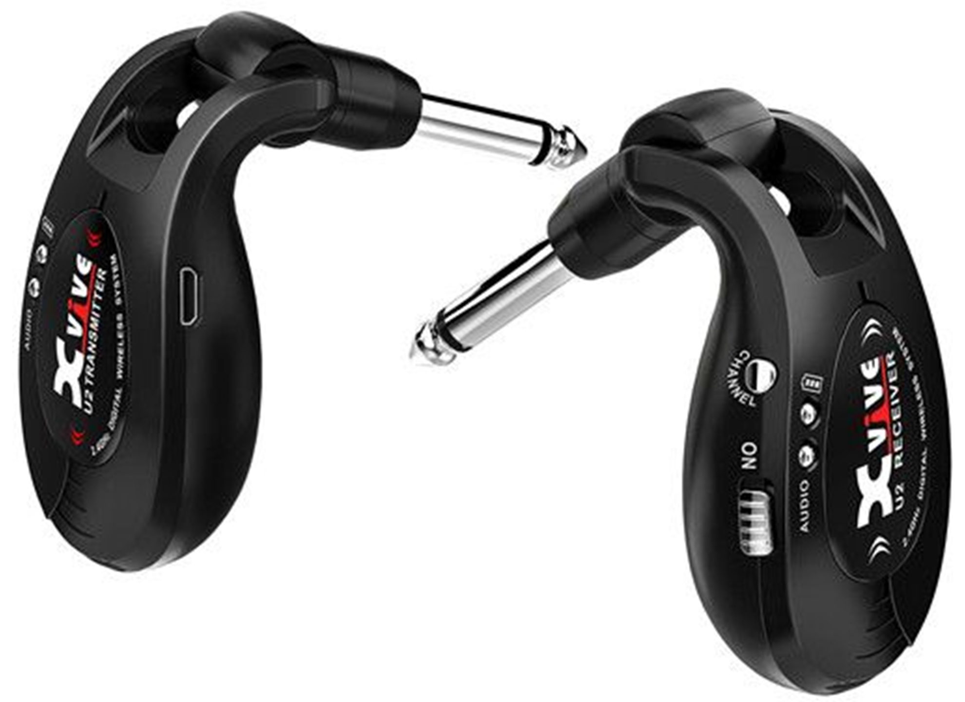 Xvive U2 Black - Digitalt trådlöst system för gitarr/bas