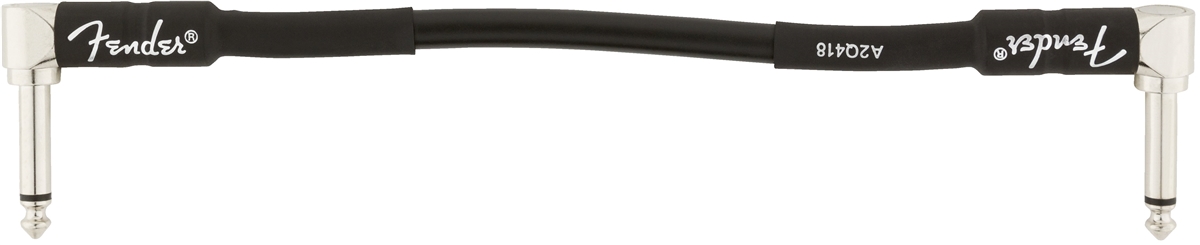 Fender Professional Series Instrument Cable 2-Pack, Angle/Angle, 6"