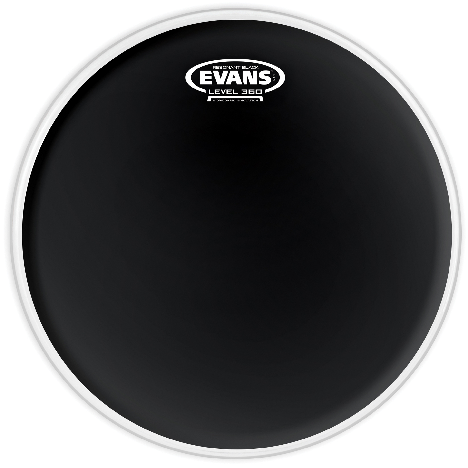 Evans 8" Resonant Black