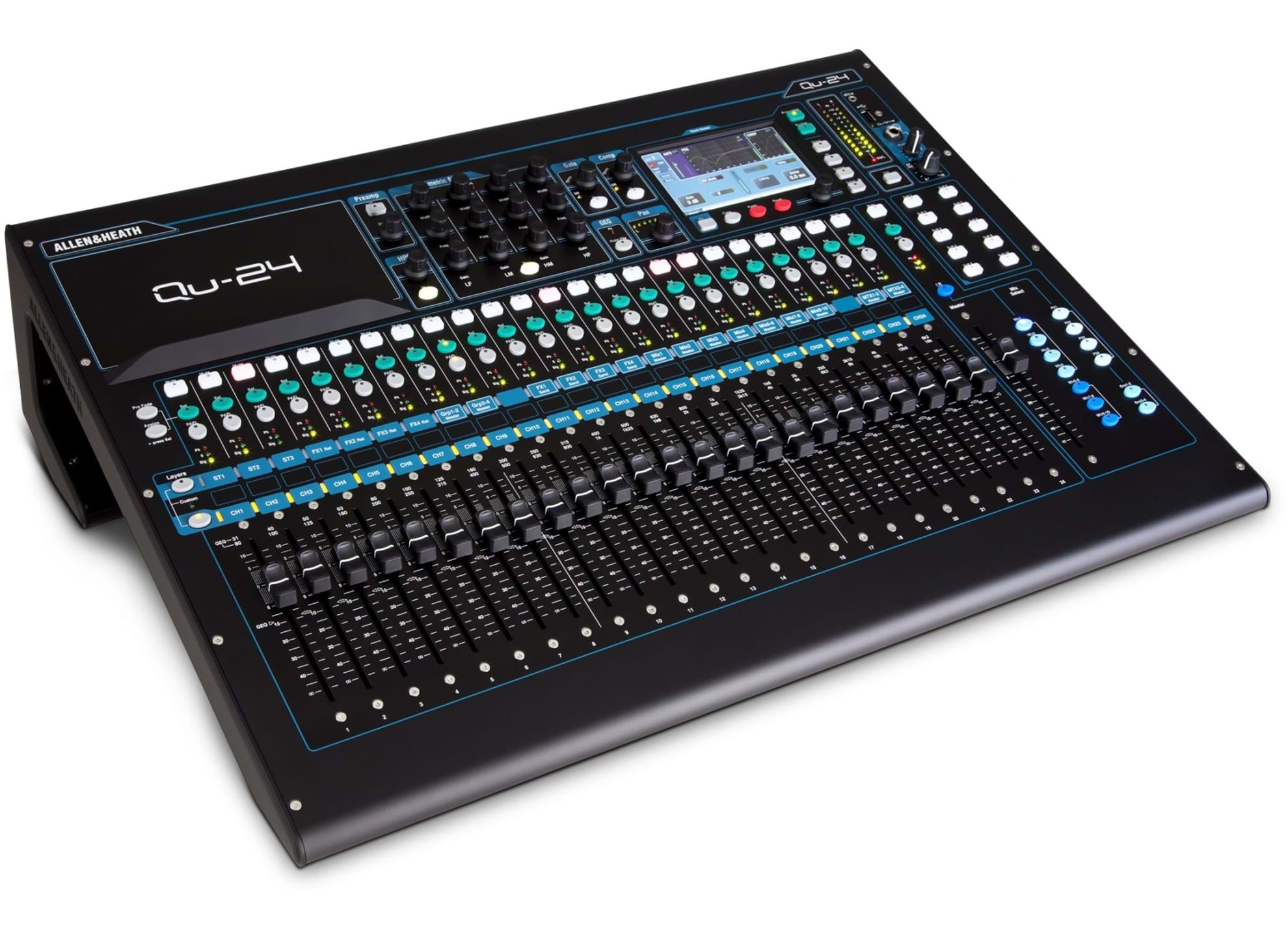 Allen-Heath Digital Mixer: 24 Mic/Line- 3st-4FX-20 MIX-2Matrix