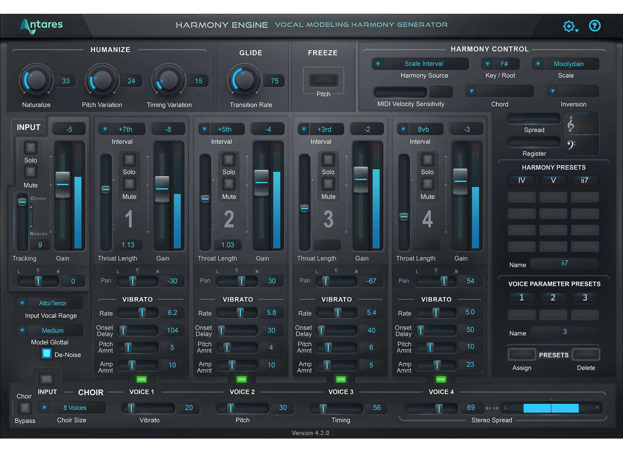 Antares Harmony Engine Evo