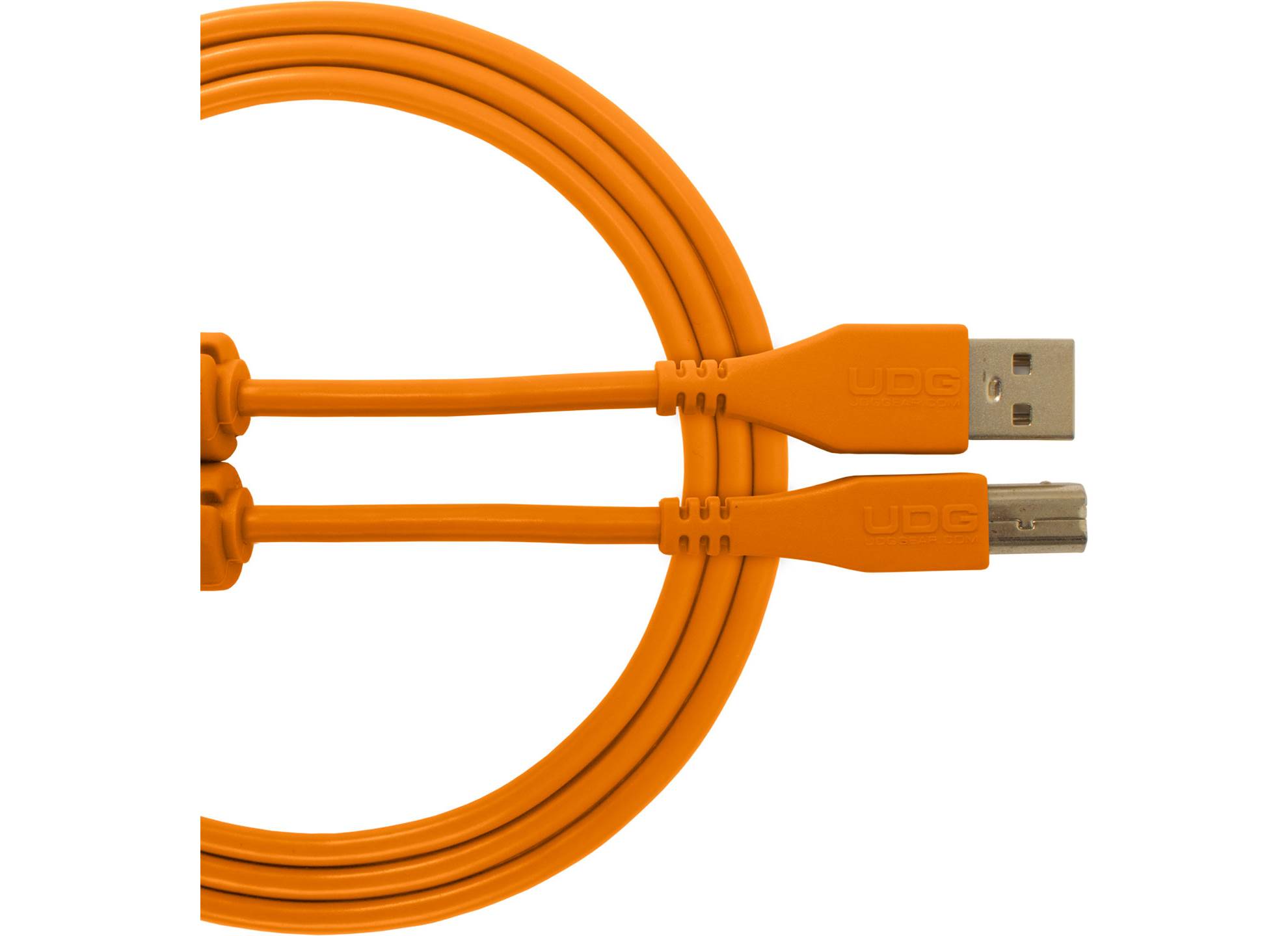 Udg Gear Ultimate USB 2.0 A-B Orange Straight 2m