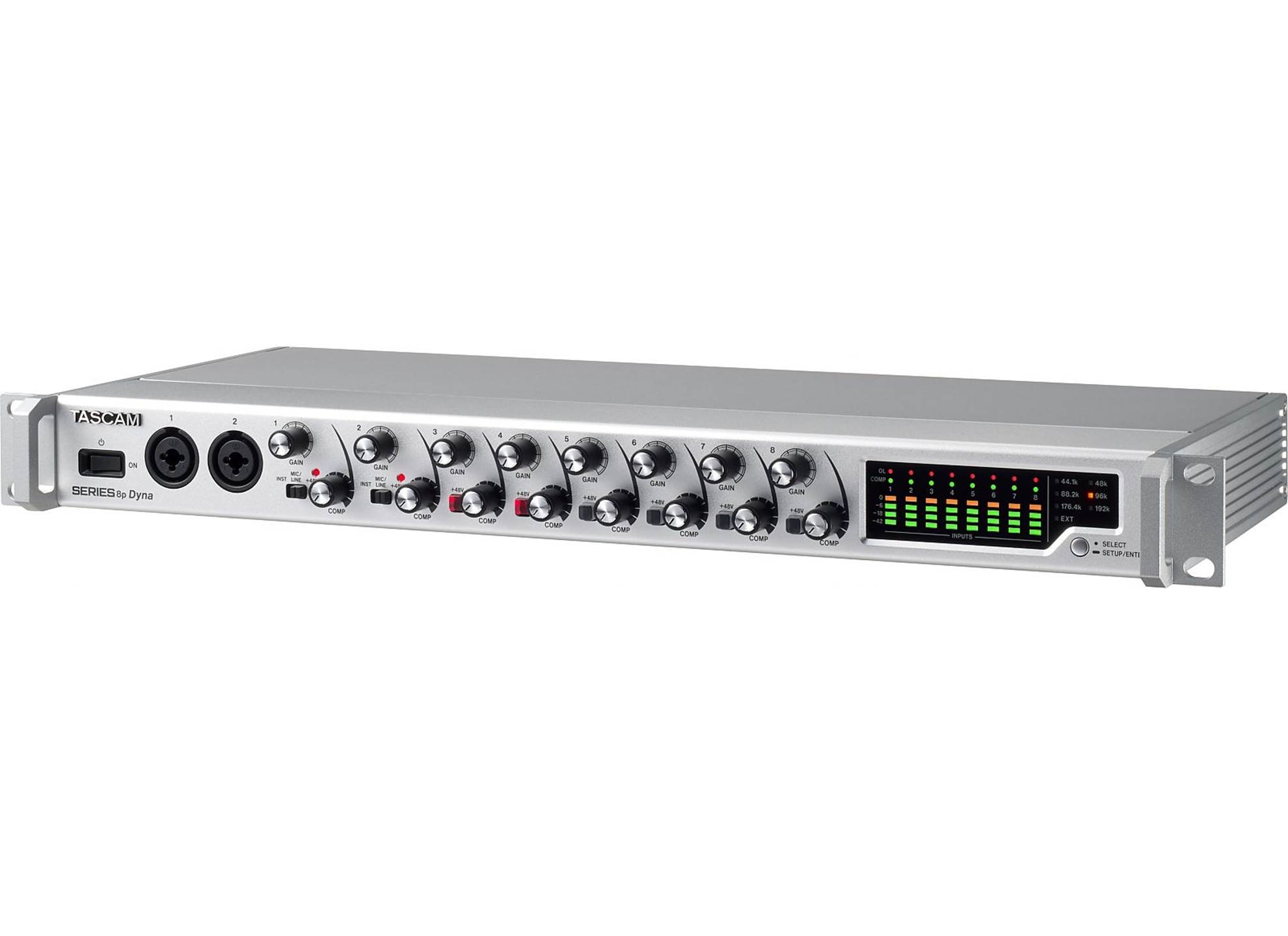 Tascam 8-Channel Mic Preamp With Analogue Compressor