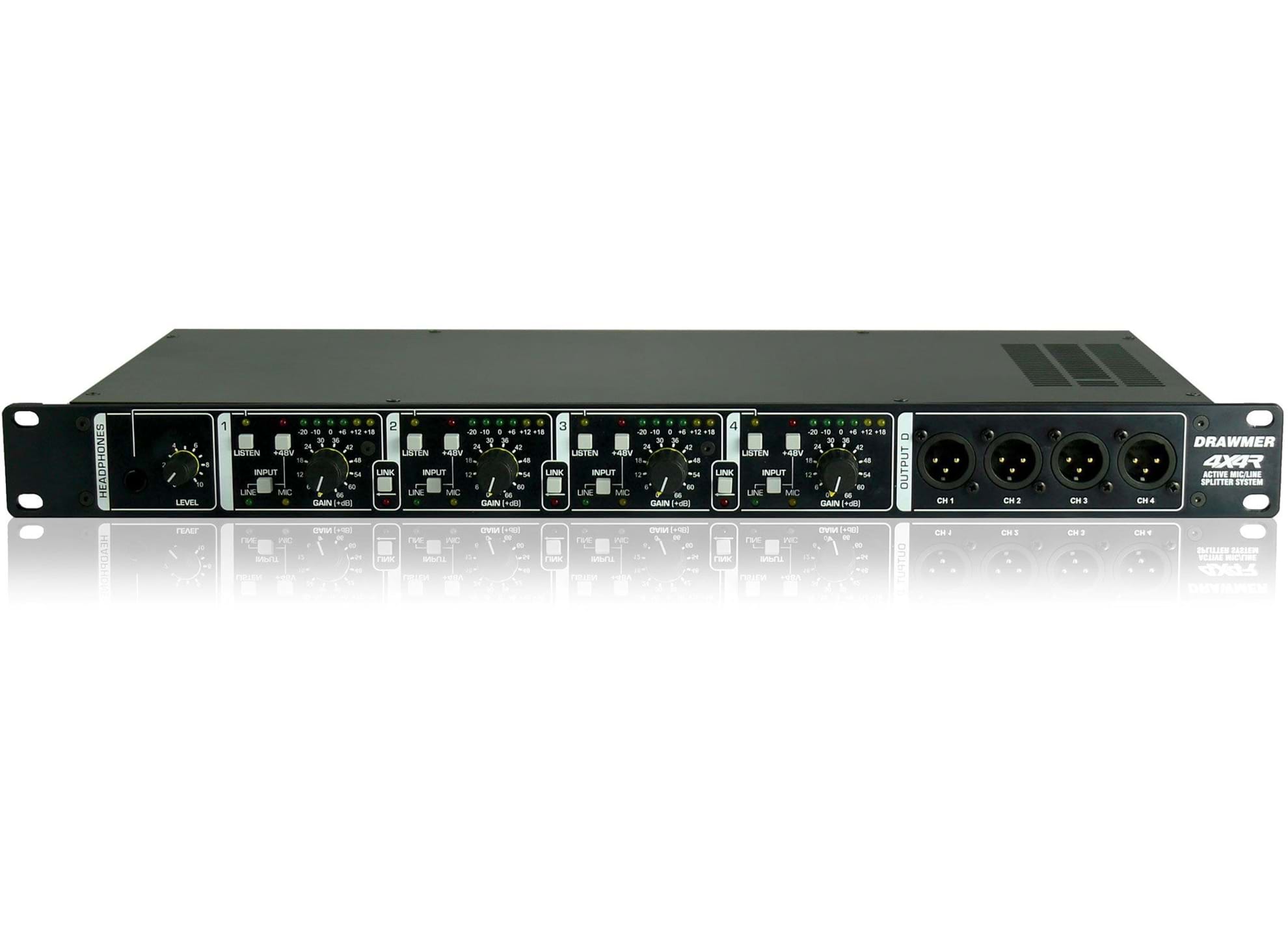 Drawmer 4x4R 1U ACT.SPLITTER