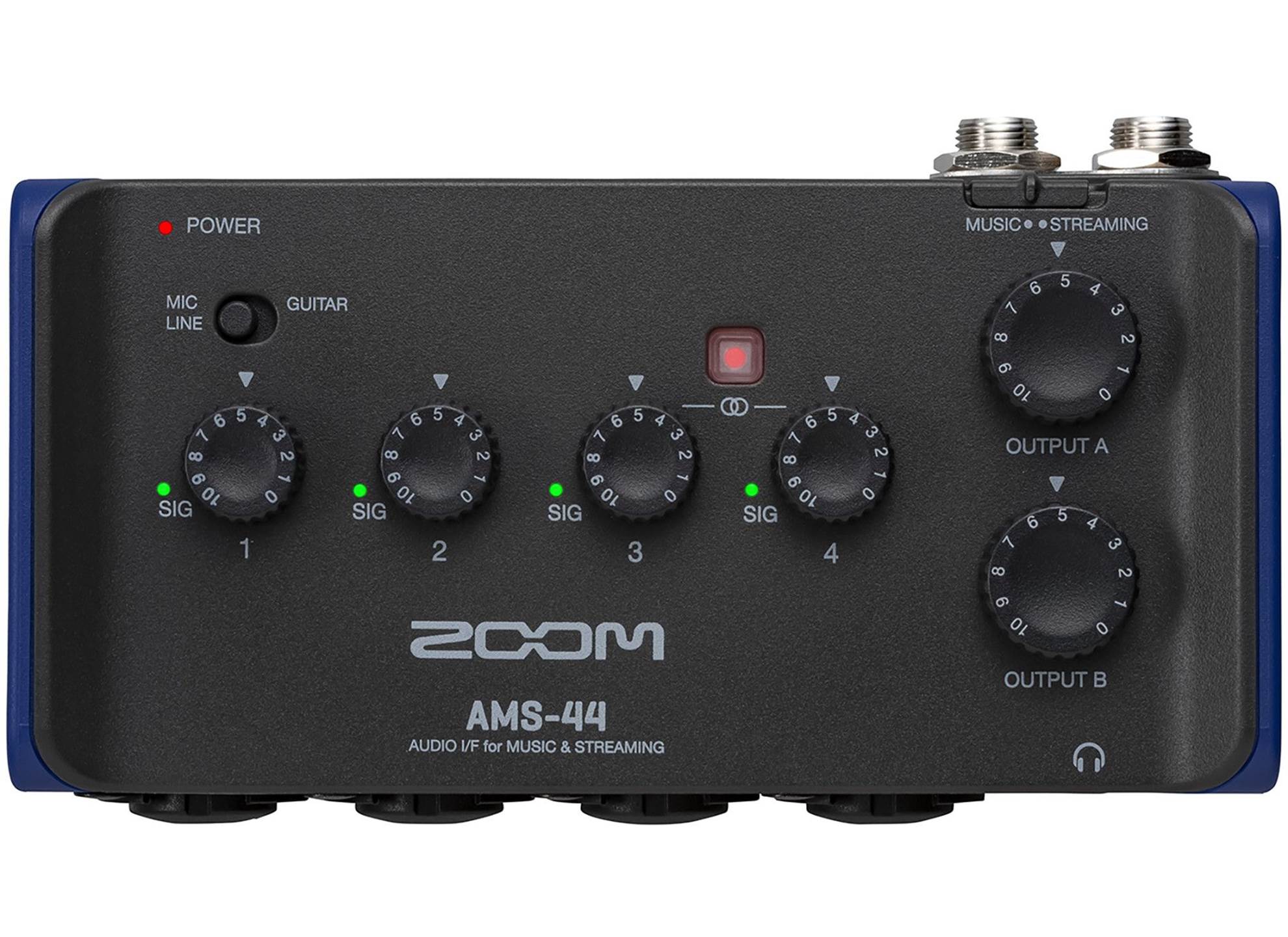 Zoom AMS-44 Audio Interface for Music & Streaming