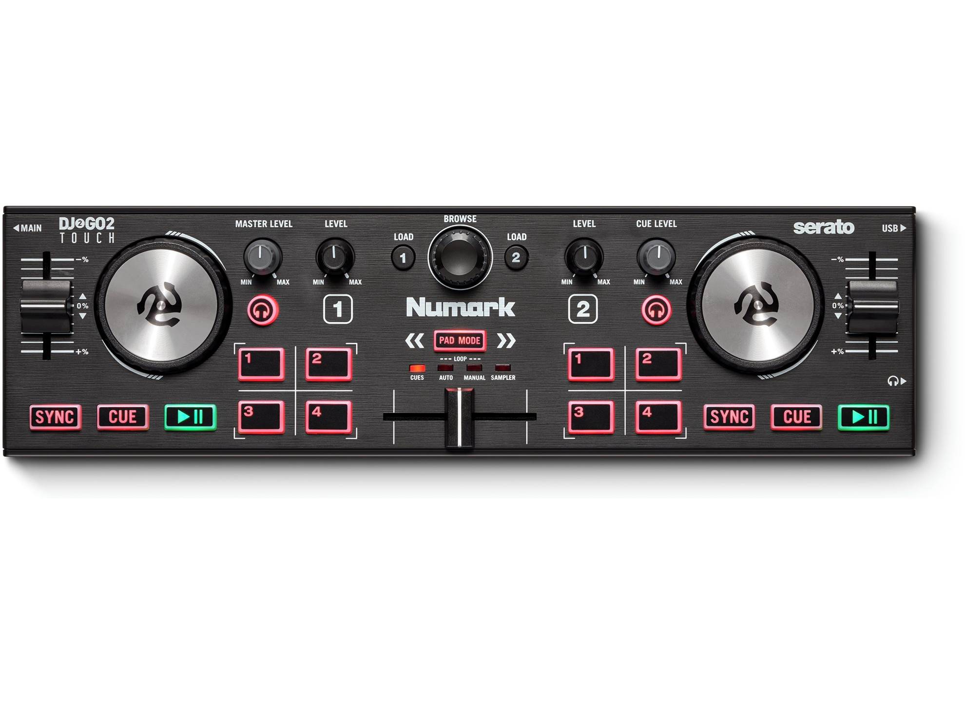 Numark Dj2Go-2-Touch Control.