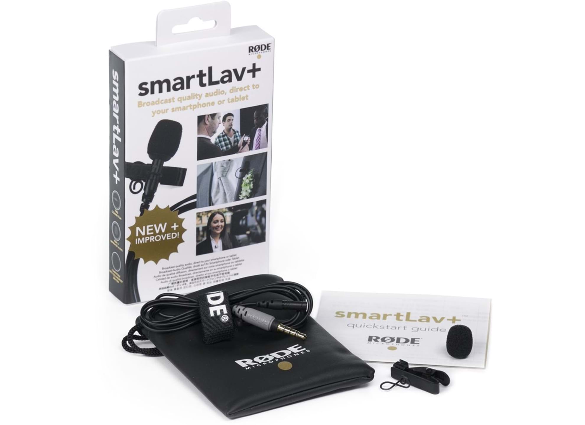 Rode SmartLav+ mygga  med 3,5 TRRS plug