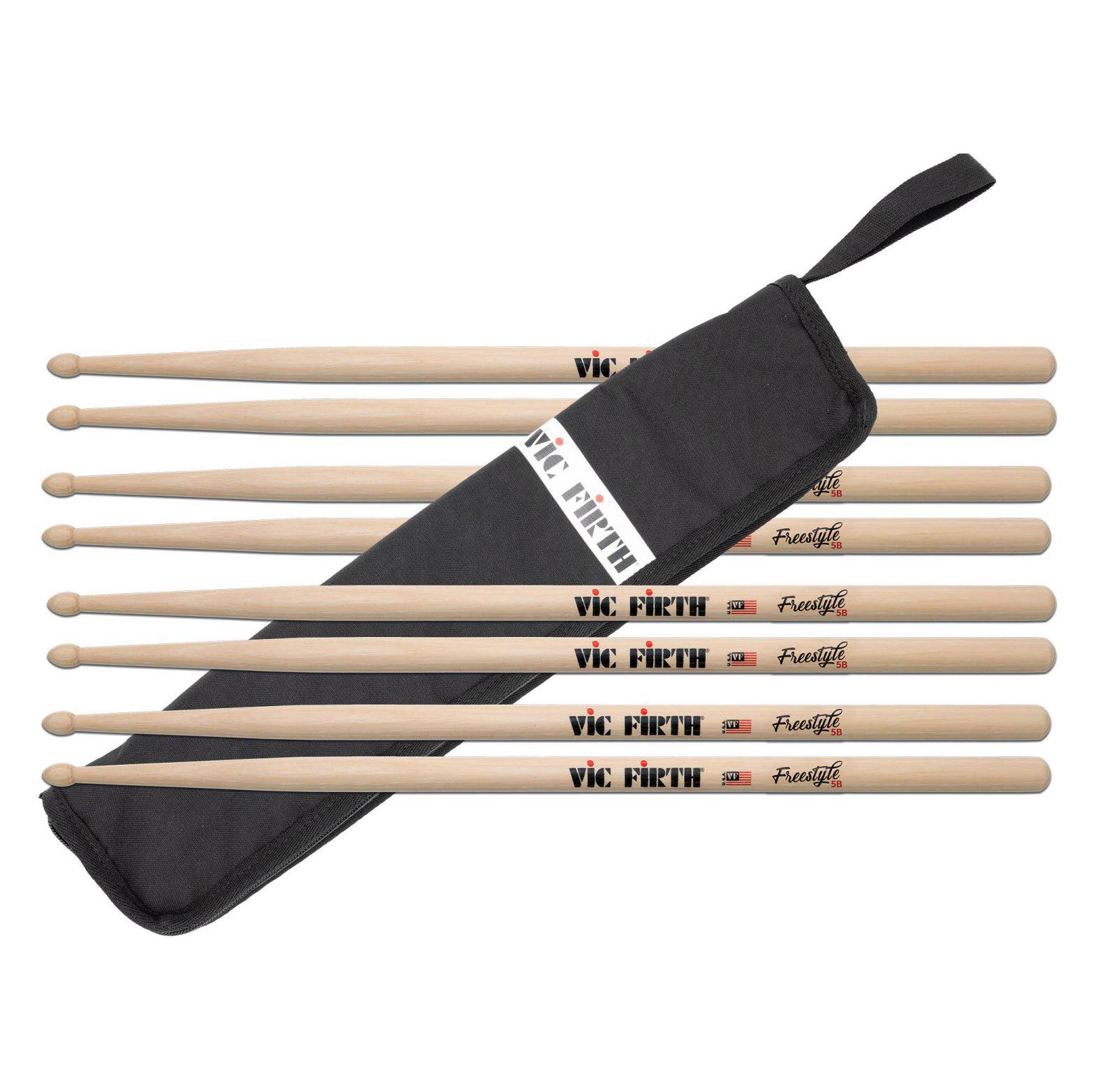 Vic Firth FS5B Freestyle 5B Value Pack