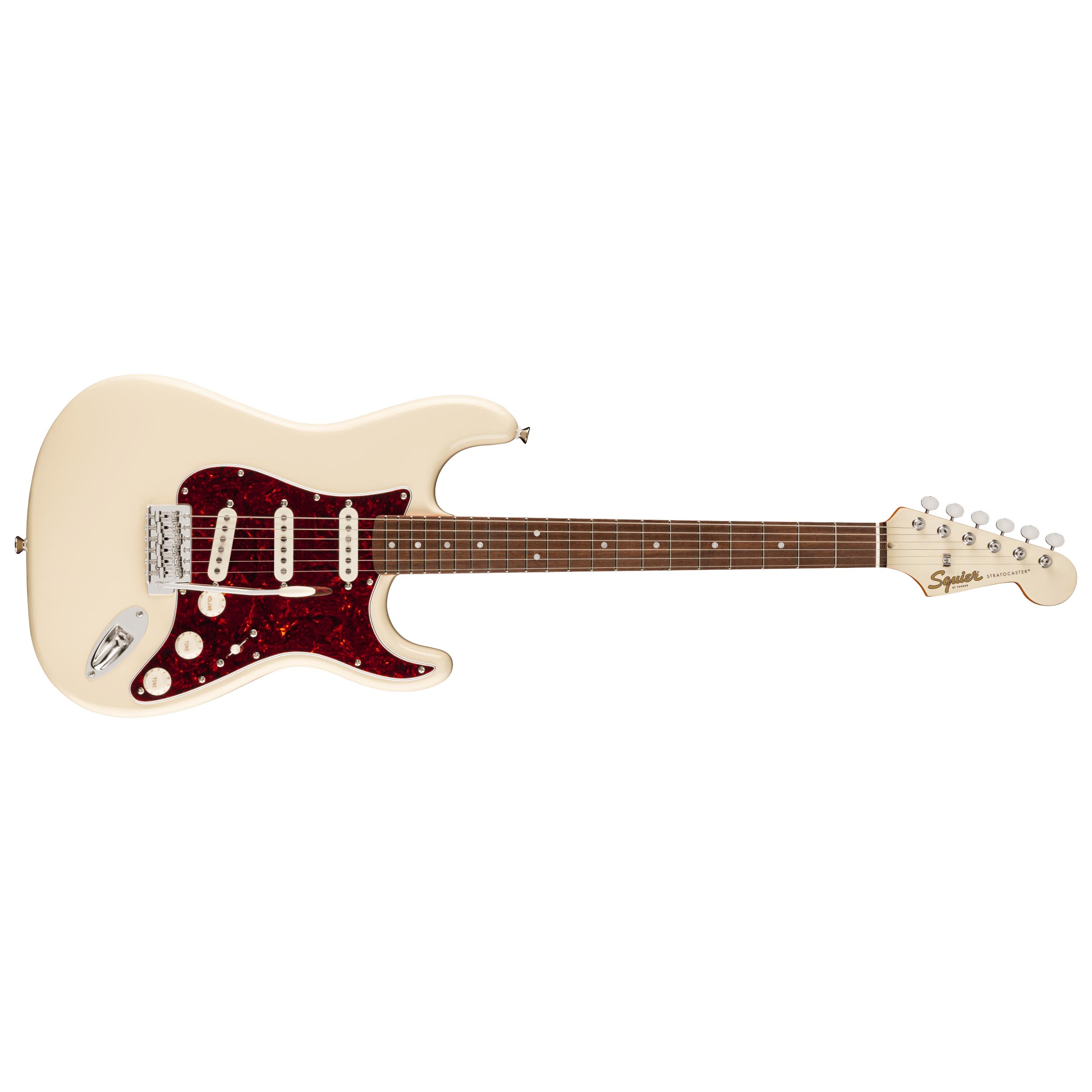 Squier FSR Classic Vibe™ 60s Stratocaster, Laurel Fingerboard, Tortoiseshell Pickguard, Olympic White