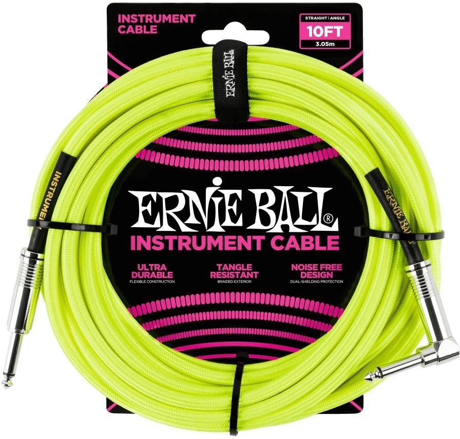 Ernie-Ball EB-6080 INST CABLE N.YELLOW 3M