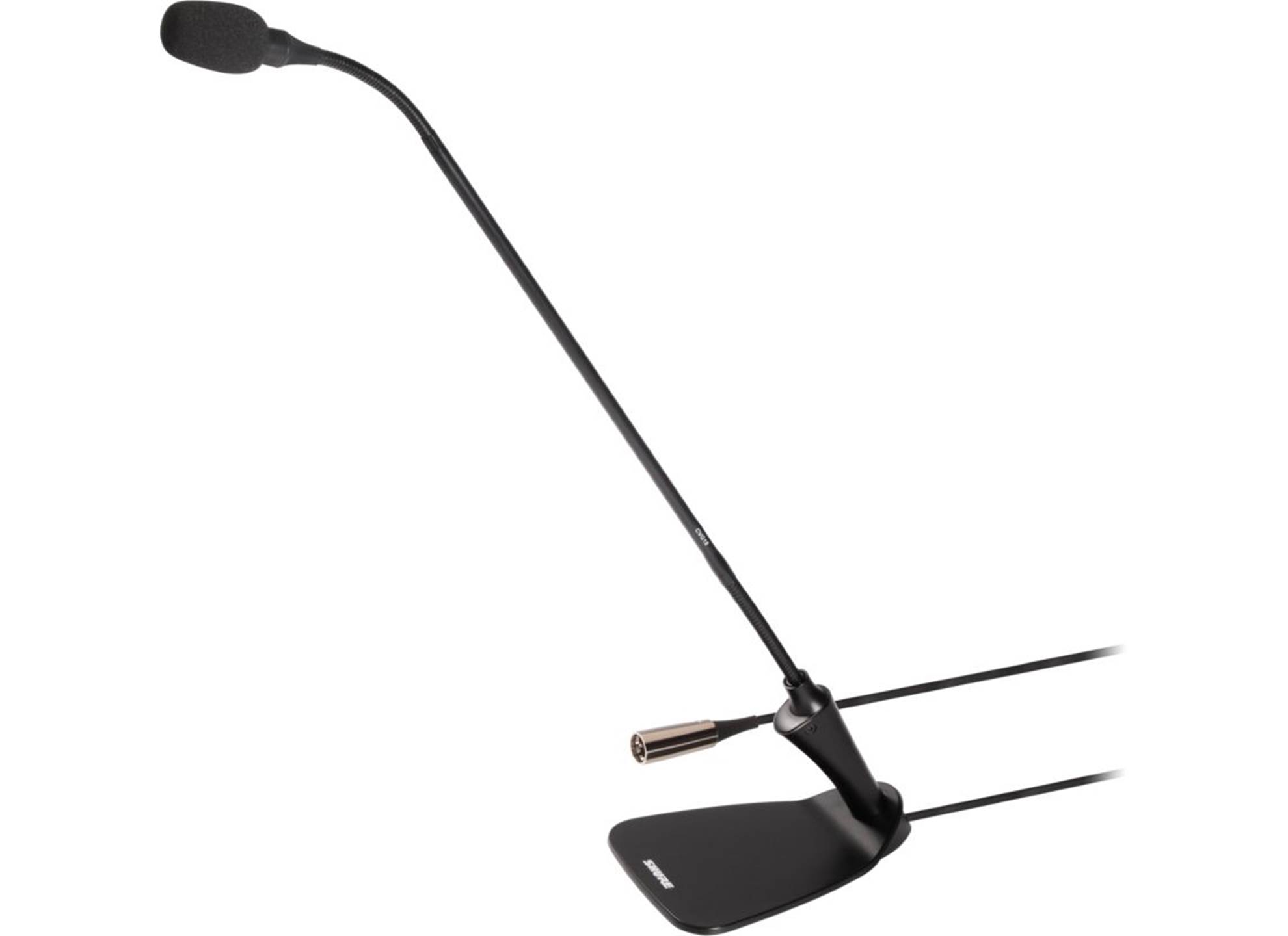 Shure CVG18D-B-C 18in Gooseneck Mic Pre-Amp Cardioid Black