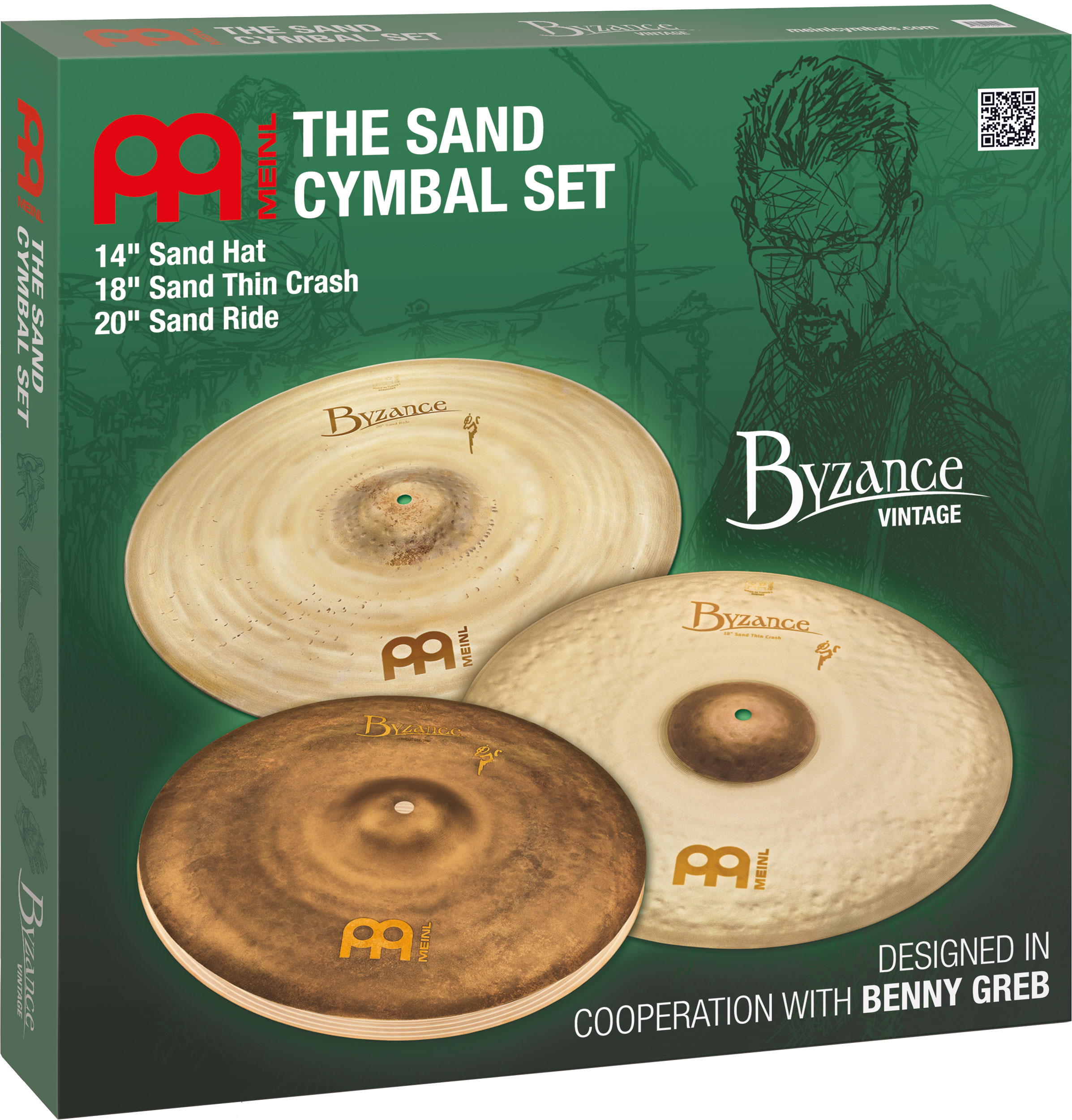 Meinl Byzance Vintage Sand Cymbal Set