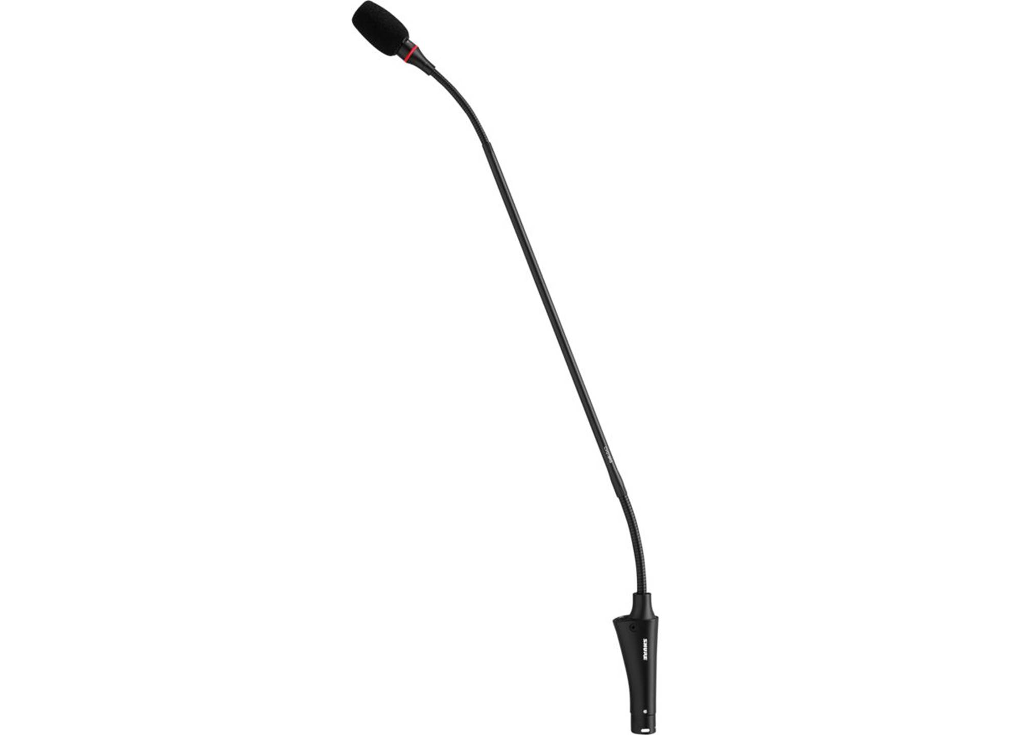 Shure CVG18RS-B-C 18in Gooseneck Mic w base switch LR