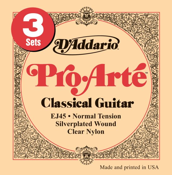 Daddario EJ45-3D Pro Arte 3-Pack