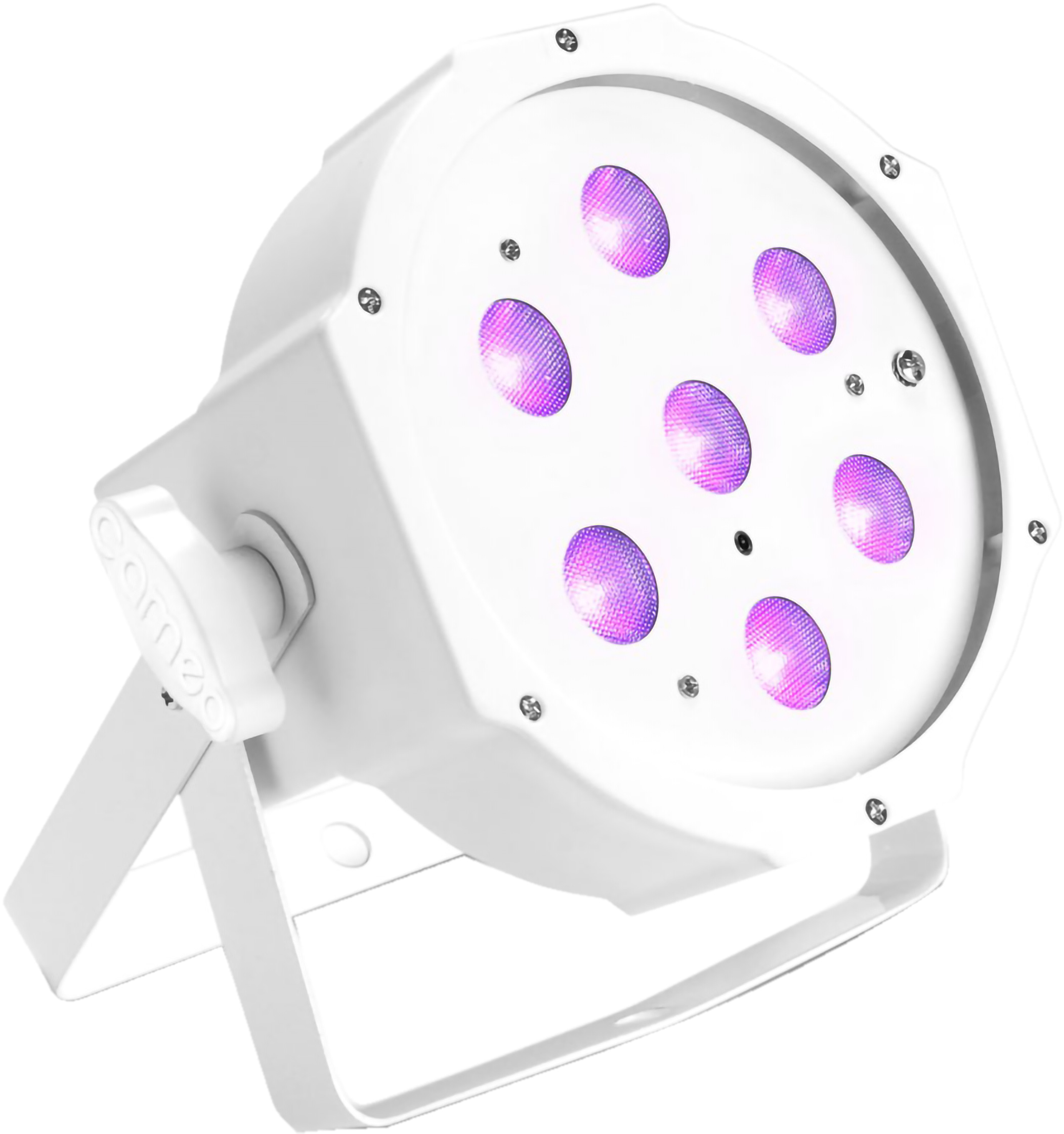 Cameo FLAT PAR CAN 7X3W UV IR White