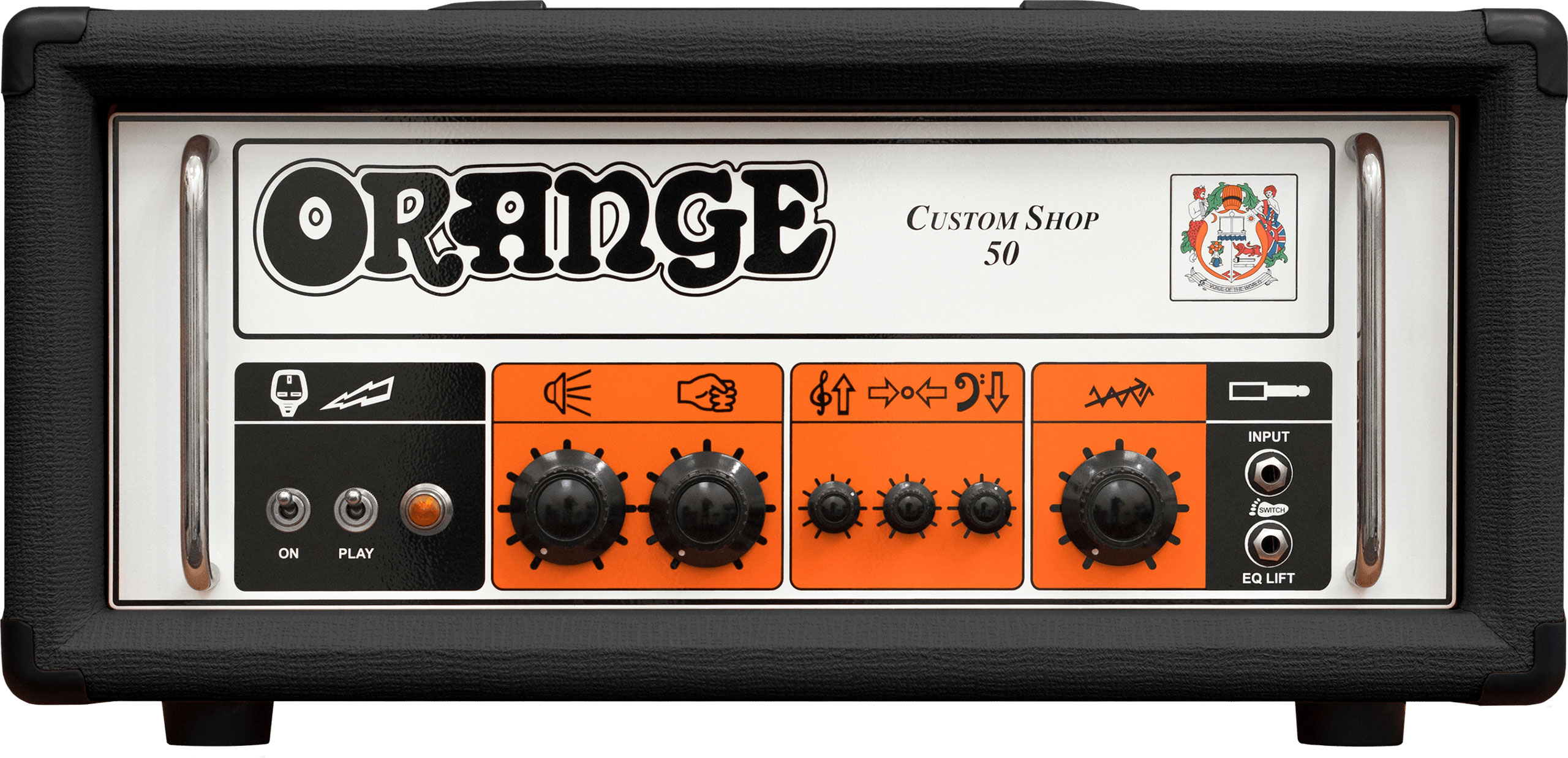 Orange Custom Shop 50 Head Black