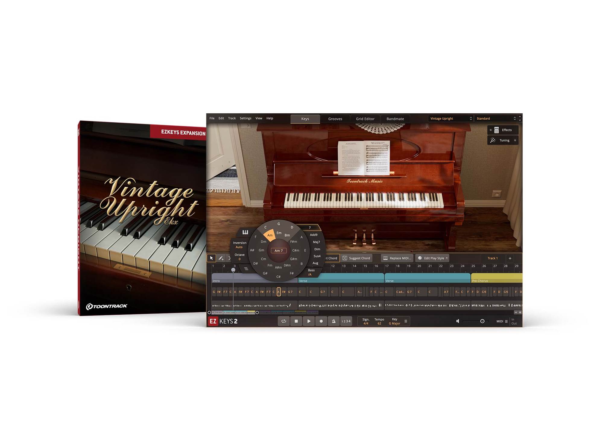 Toontrack Vintage Upright EKX